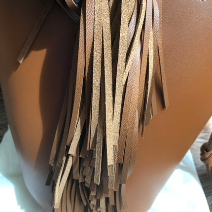 Preloved SEE BY CHLOÉ Cecilia Fringed Leather Bucket Bag