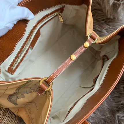 Alviero Prima Classe Leather Tote Bag