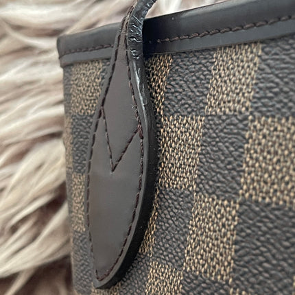 Preloved Authentic Louis Vuitton Neverfull PM — Damier Ebène Canvas
