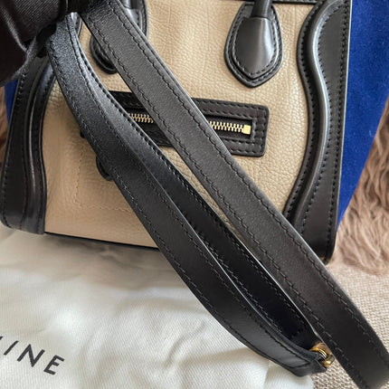 Preloved Authentic Céline Nano Luggage Bag + Louis Vuitton Monogram Wallet Authenticated Bundle