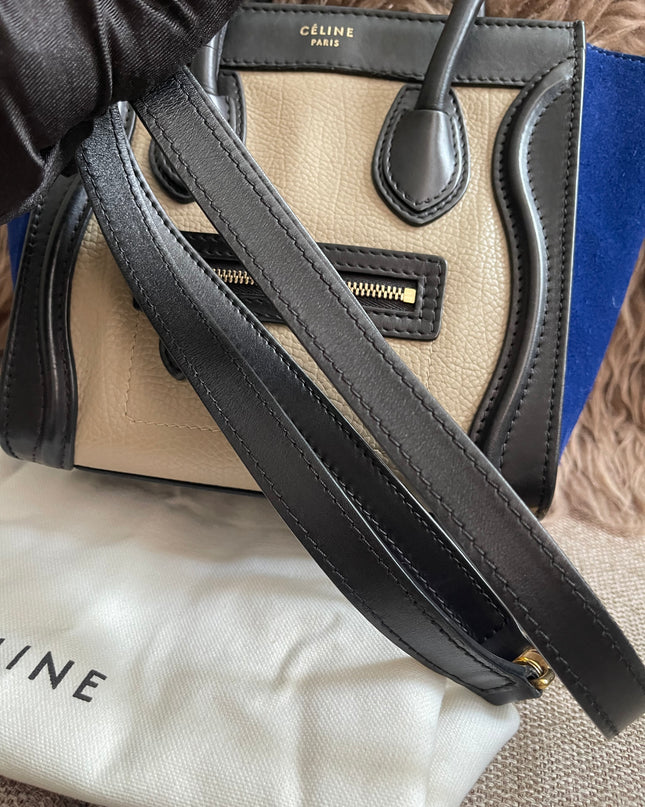 Preloved Authentic Céline Nano Luggage Bag + Louis Vuitton Monogram Wallet Authenticated Bundle