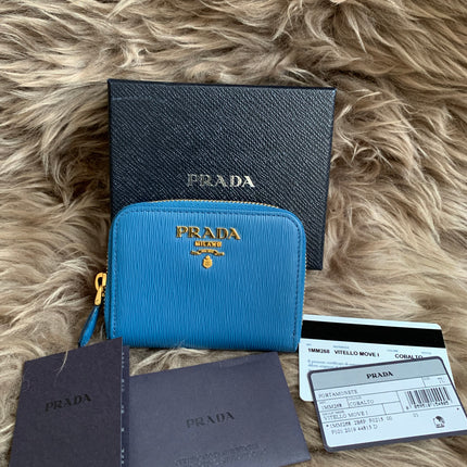 Prada Zip Aroud Coin Purse