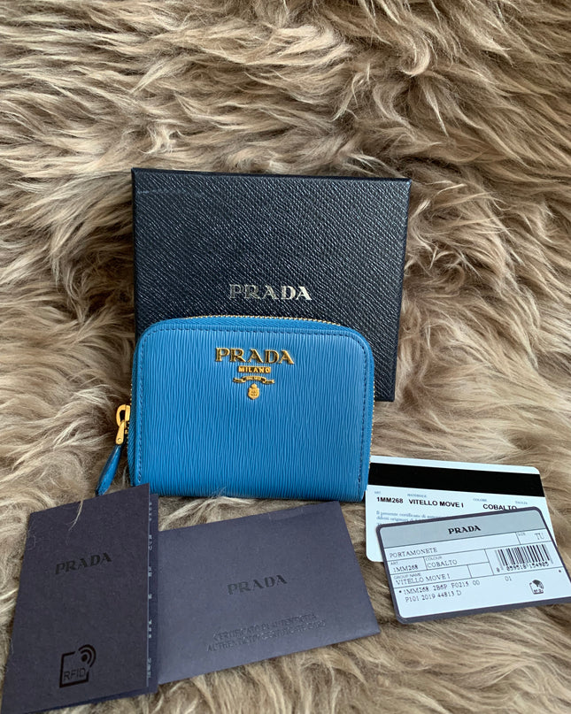 Prada Zip Aroud Coin Purse