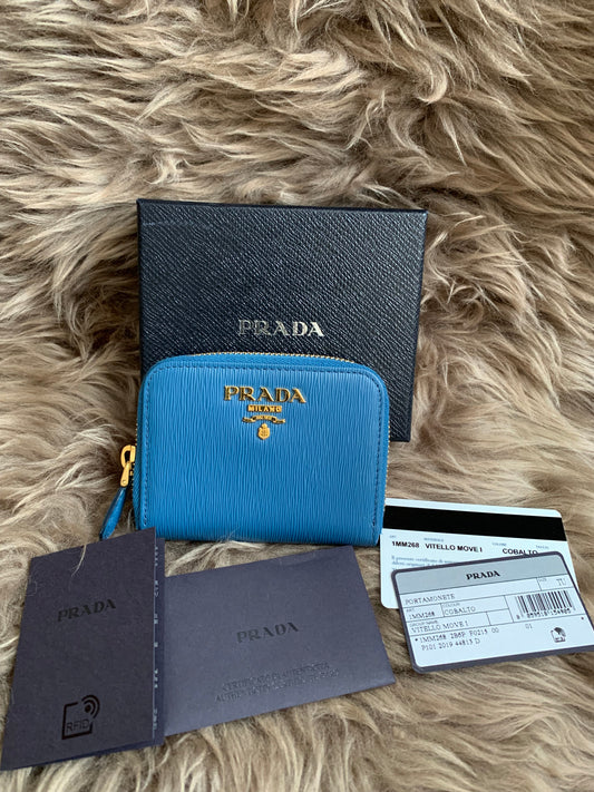 Prada Zip Aroud Coin Purse