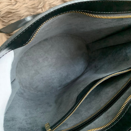Louis Vuitton Black Epi Leather Saint Jacques PM Tote