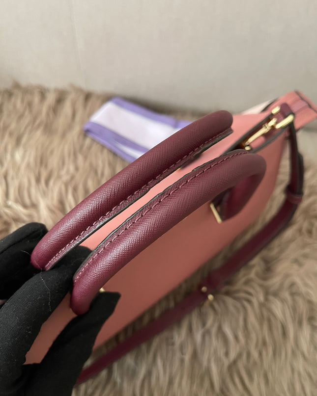 Preloved Authentic Michael Kors Selma Saffiano Leather Medium Satchel