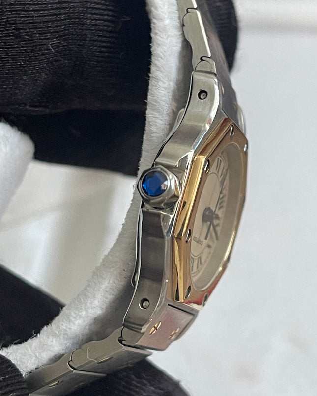 Preloved Authentic Cartier Santos Octagon — Two-Tone Steel & 18k Gold