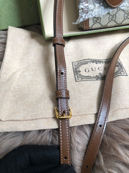 Preloved Gucci Horsebit 1955 mini bag