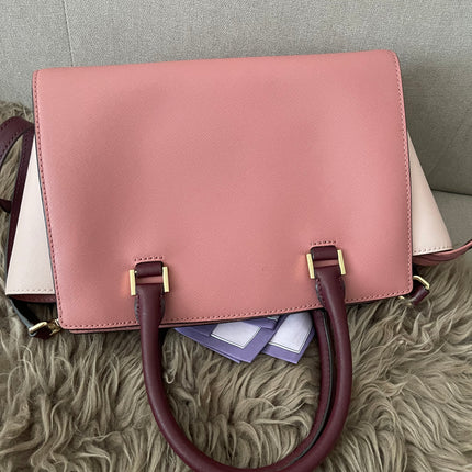 Preloved Authentic Michael Kors Selma Saffiano Leather Medium Satchel