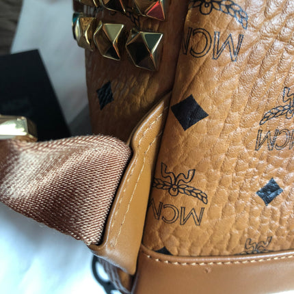 Preloved  MCM Stark Side Studs Backpack