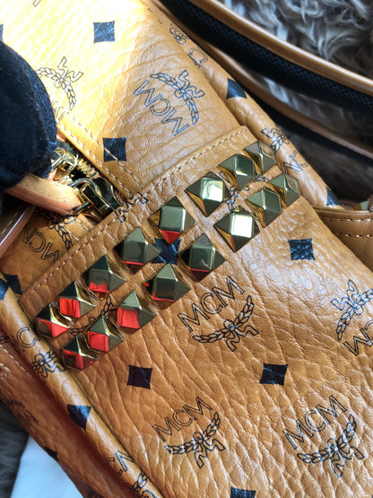 Preloved  MCM Stark Side Studs Backpack