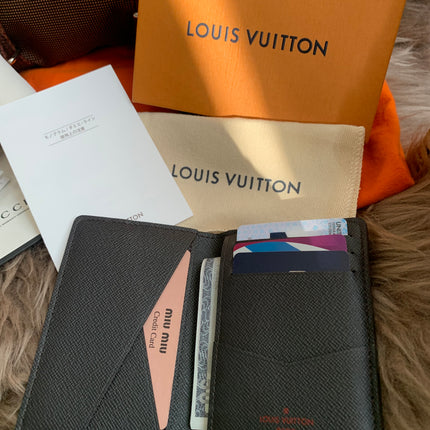 LOUIS VUITTON Damier Ebene Canvas Pocket Organizer