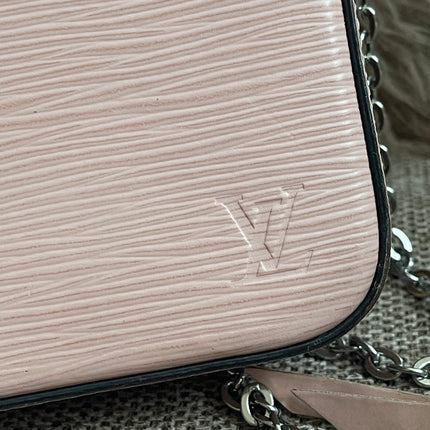 Preloved Authentic Louis Vuitton Felicie Pochette Epi Leather Rose Ballerine