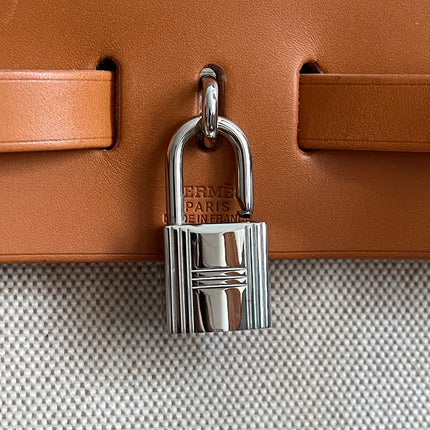Preloved Authentic Hermes Herbag Zip