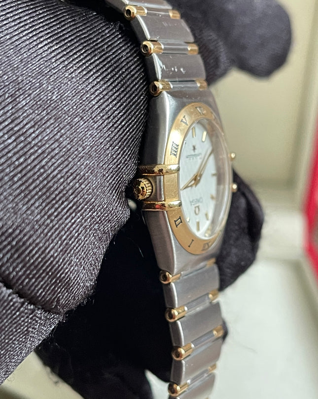 Preloved Authentic Omega Constellation 22.5 mm, Steel - Yellow Gold on Steel - Gold Full Bar