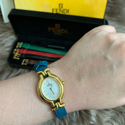 FENDI Chameleon Changeable Belt Watch 5Colors