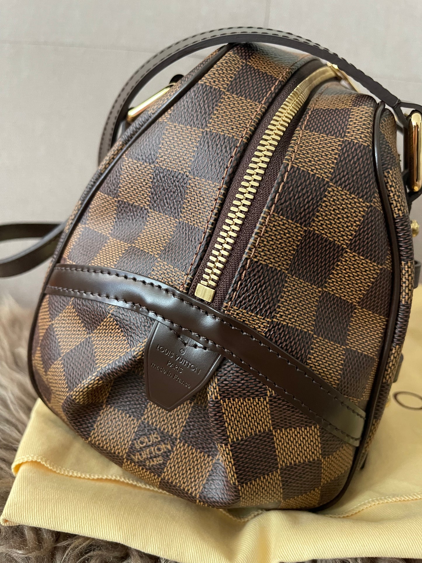 Preloved Authentic Louis Vuitton Damier Rivington PM shoulder bag