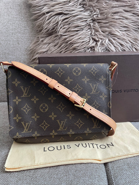 Preloved Authentic Louis Vuitton Musette Tango — Monogram Canvas
