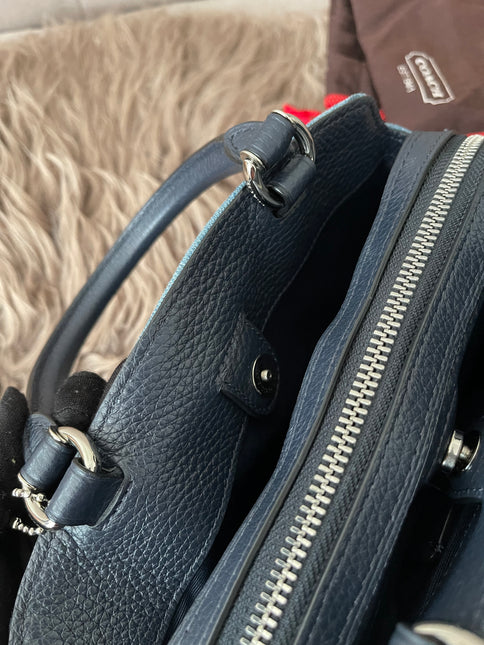 Authentic Preloved Coach Mini Lillie Carryall (Denim Multi)