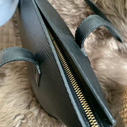 Louis Vuitton Black Epi Leather Saint Jacques PM Tote