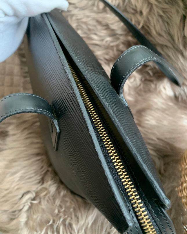 Louis Vuitton Black Epi Leather Saint Jacques PM Tote