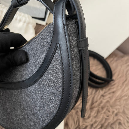 Preloved Authentic Polène Numéro Dix Grained Black Edition Calfskin