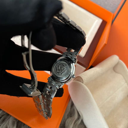 Preloved Authentic Hermès Clipper Watch 2 tone