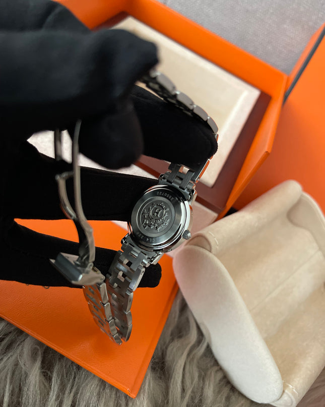 Preloved Authentic Hermès Clipper Watch 2 tone