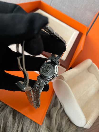 Preloved Authentic Hermès Clipper Watch 2 tone