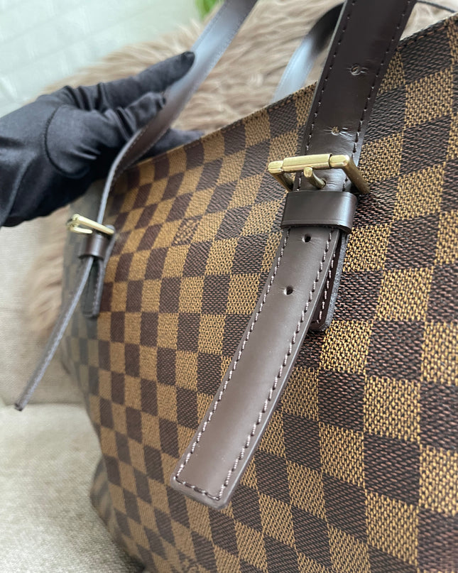 Preloved Authentic Louis Vuitton Chelsea Tote GM Damier Ebene
