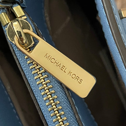 Preloved Authentic Michael Kors Kinsley Accordion Satchel
