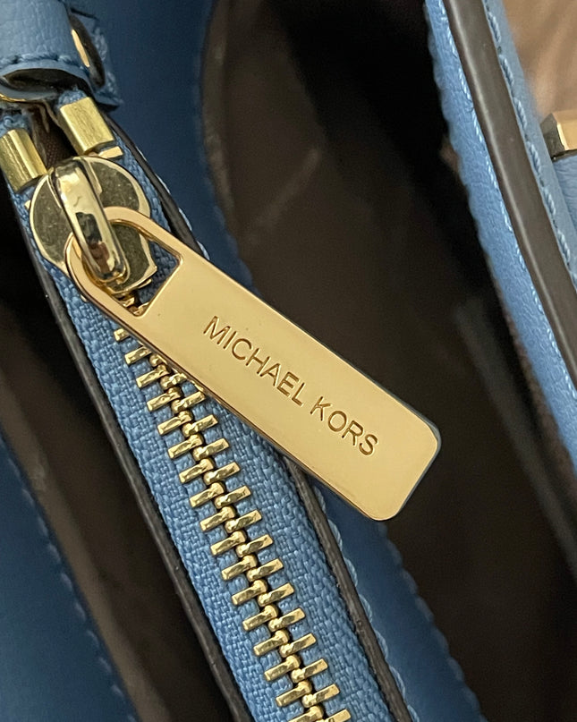 Preloved Authentic Michael Kors Kinsley Accordion Satchel
