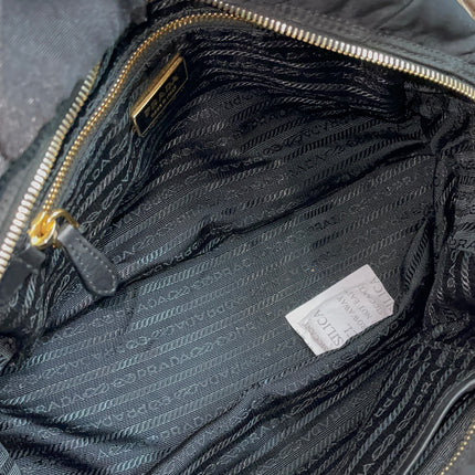 Preloved Authentic Prada Quilted Nylon Tessuto Bomber Bag – Black