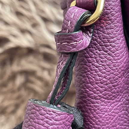 Preloved Authentic Marc Jacobs Interlock Saddle Bag in Plum