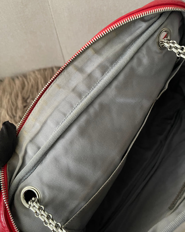 Preloved Authentic Chanel Reissue Camera Bag with silver-tone chain straps