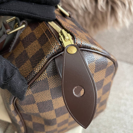 Louis Vuitton Speedy 25 Damier Ebene handles