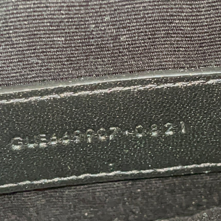 Preloved Authentic Saint Laurent Pouch Avenue Black Python Chain Bag