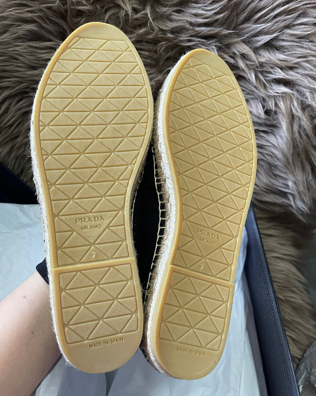 Prada Black Espadrille 7 Mens