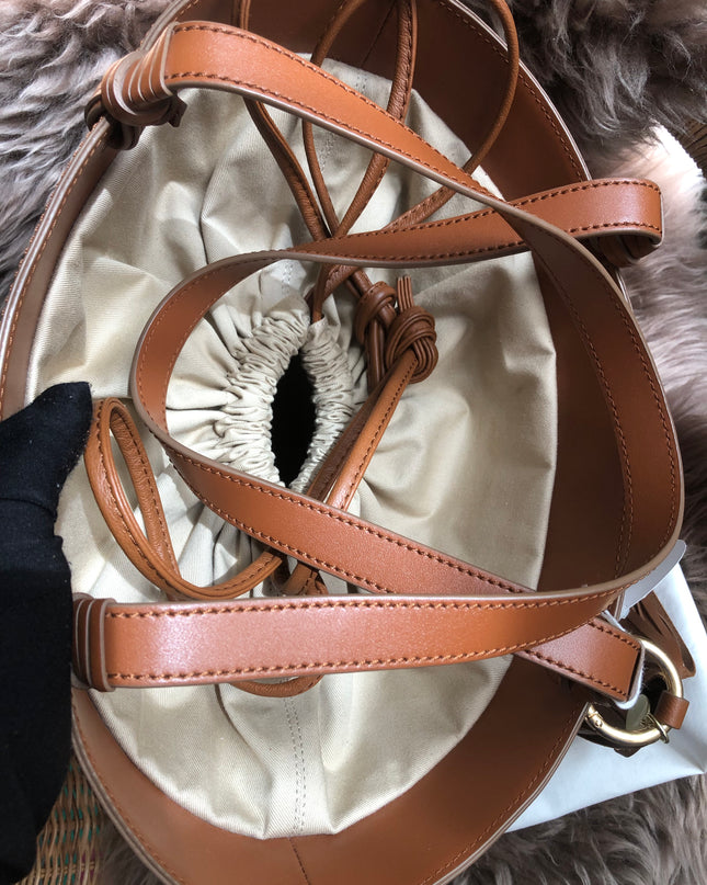 Preloved SEE BY CHLOÉ Cecilia Fringed Leather Bucket Bag