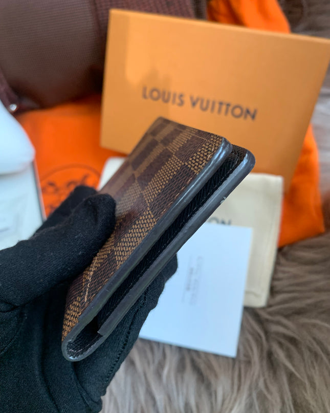LOUIS VUITTON Damier Ebene Canvas Pocket Organizer
