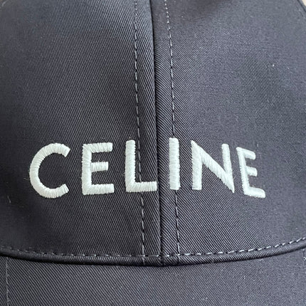 Preloved AuthenticCeline Embroidered Logo Baseball Cap – Black