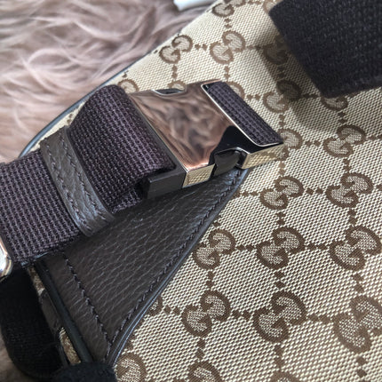 Preloved Gucci Waist Belt Bag GG Canvas