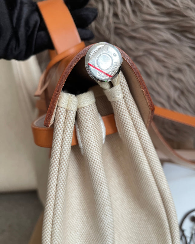 Preloved Authentic Hermes Herbag Zip