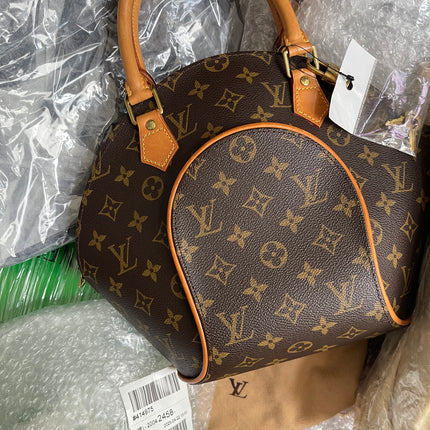 BIG DROP! Preloved Louis Vuitton 2000 Ellipse PM handbag w/provided strap