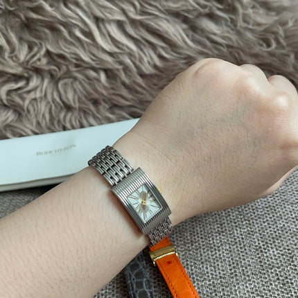 Preloved Authentic Boucheron Reflet Steel Watch with Interchangeable Straps