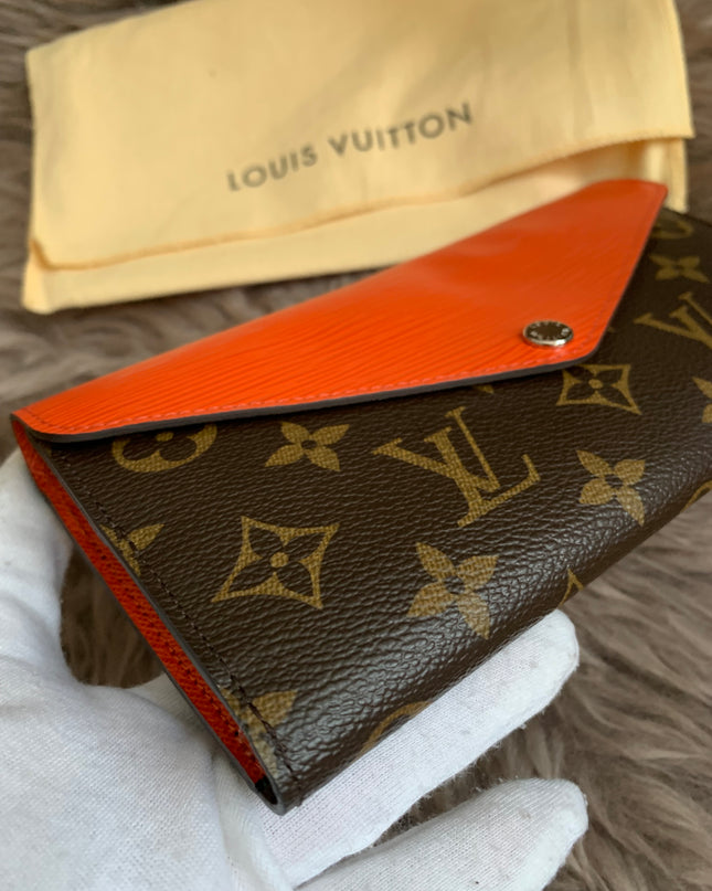 Louis Vuitton Monogram Orange Marie-Lou Wallet