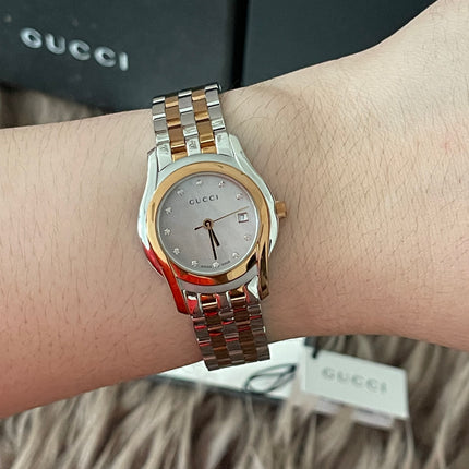 Preloved Authentic Gucci Stainless Steel/Model 5500L