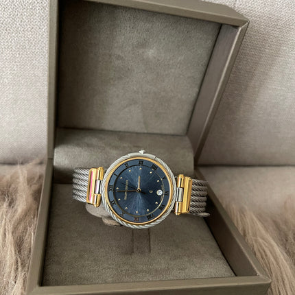 Preloved Authentic Philippe Charriol Blue Dial 27mm