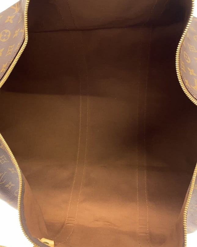 Preloved Authentic LOUIS VUITTON Keepall 60_Monogram Canvas/PVC/BRW