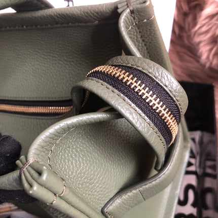 Preloved Marc Jacobs the medium leather tote bag in Green